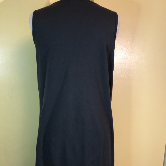 Fuzzi Pier Antonio Gaspari Black and Red Sleeveless Dress. NWOT - Picture 5 of 8